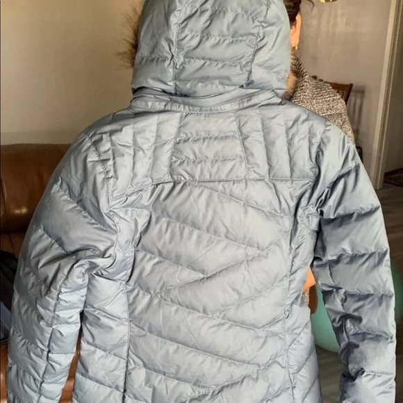 Down Parka Jacket Quilted Hooded Puffer 